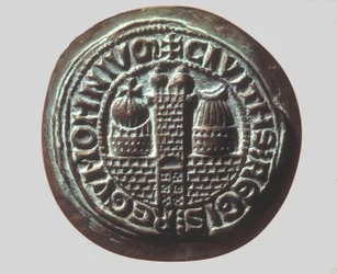 Pieczęć króla krzyżowców w Jerozolimie (brąz)